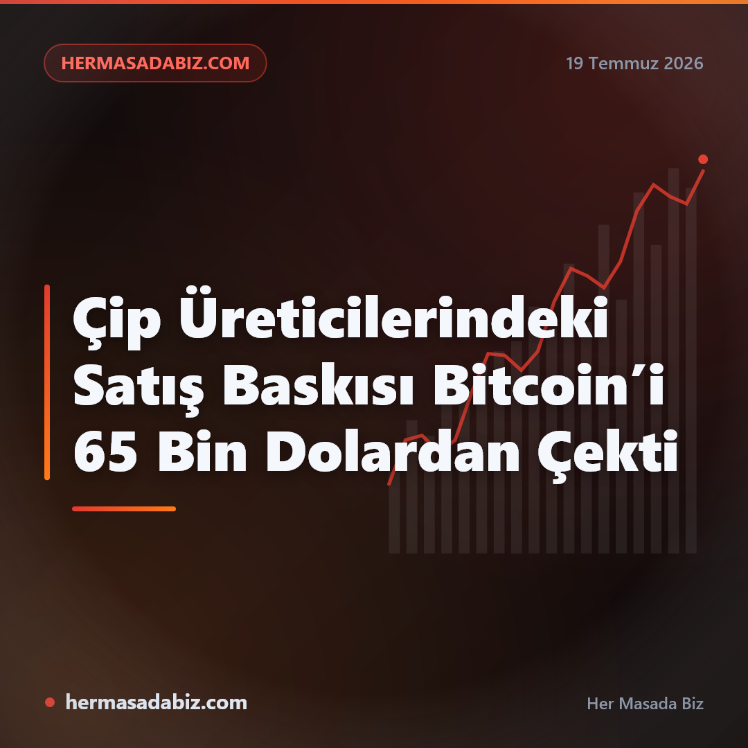 Çip Üreticilerindeki Satış Baskısı Bitcoin’i 65 Bin Dolardan Çekti