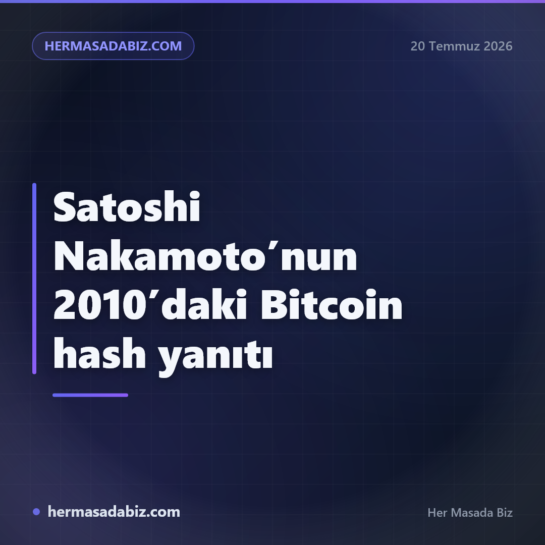 Satoshi Nakamoto’nun 2010’daki Bitcoin hash yanıtı