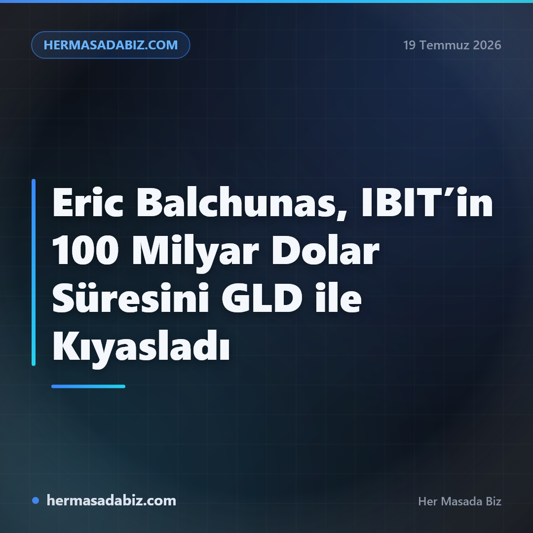 Eric Balchunas, IBIT’in 100 Milyar Dolar Süresini GLD ile Kıyasladı