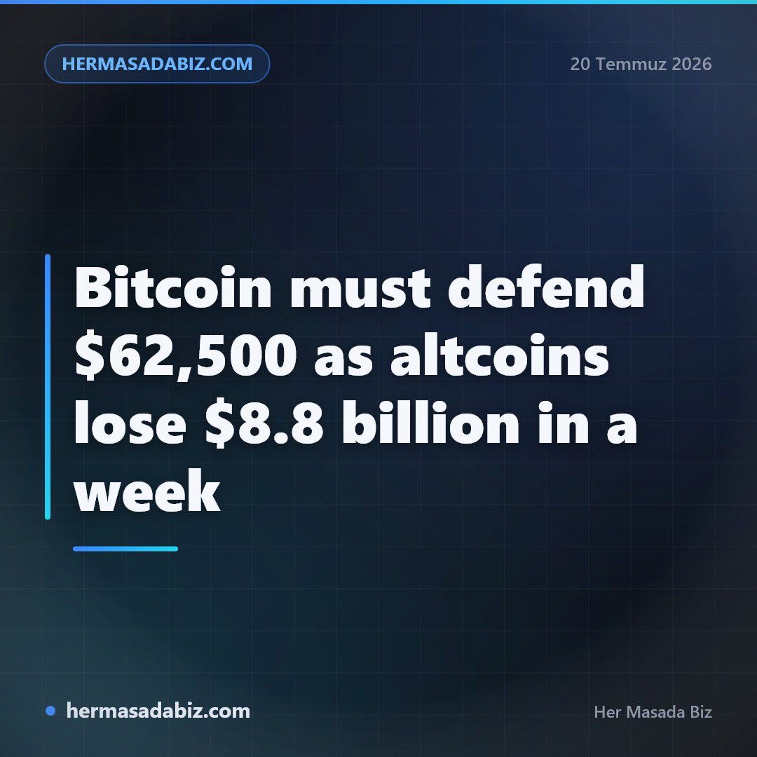 Bitcoin 62.500 Dolar Sınırını Savunurken Altcoinler Geriliyor