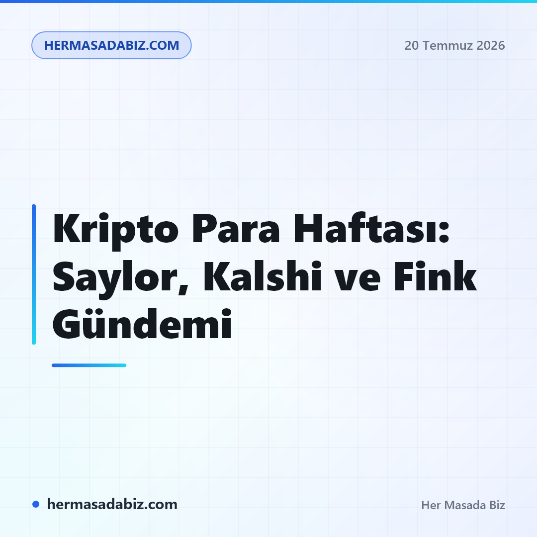 Kripto Para Haftası: Saylor, Kalshi ve Fink Gündemi