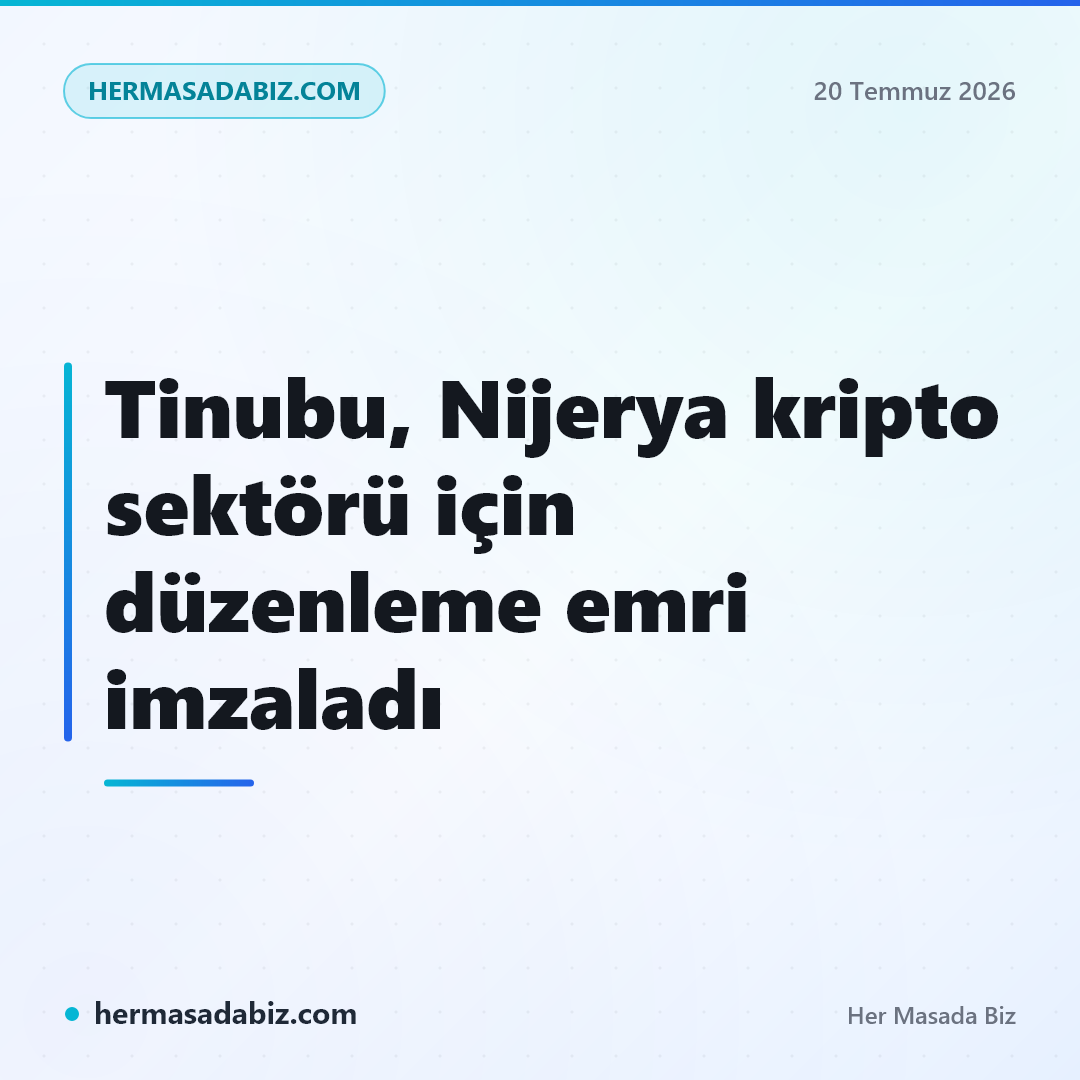 Tinubu, Nijerya kripto sektörü için düzenleme emri imzaladı