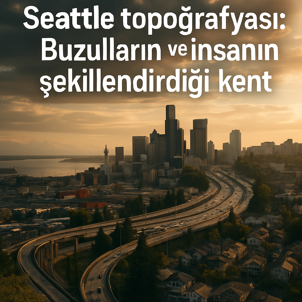Seattle topoğrafyası: Buzulların ve insanın şekillendirdiği kent