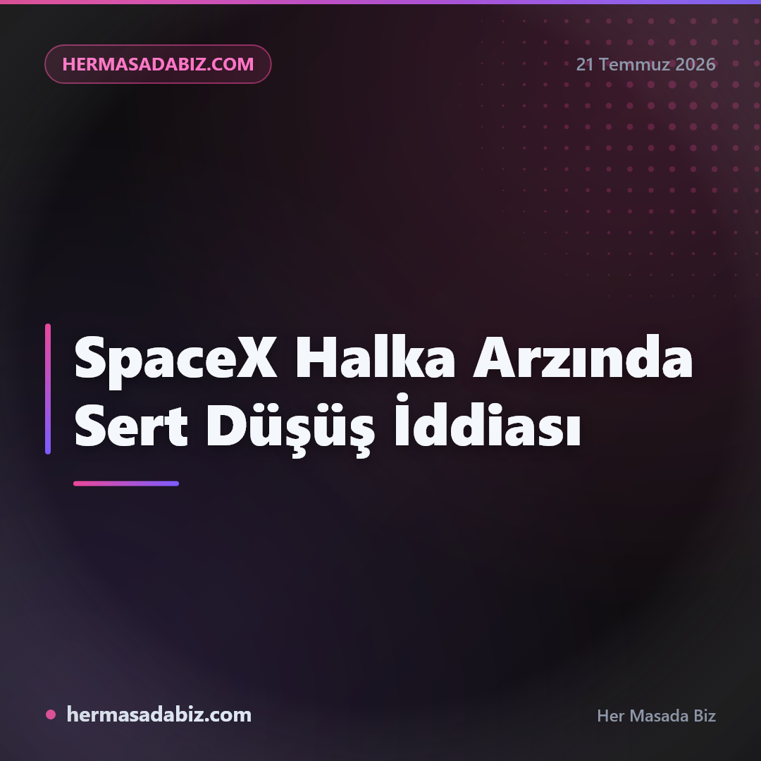 SpaceX Halka Arzında Sert Düşüş İddiası