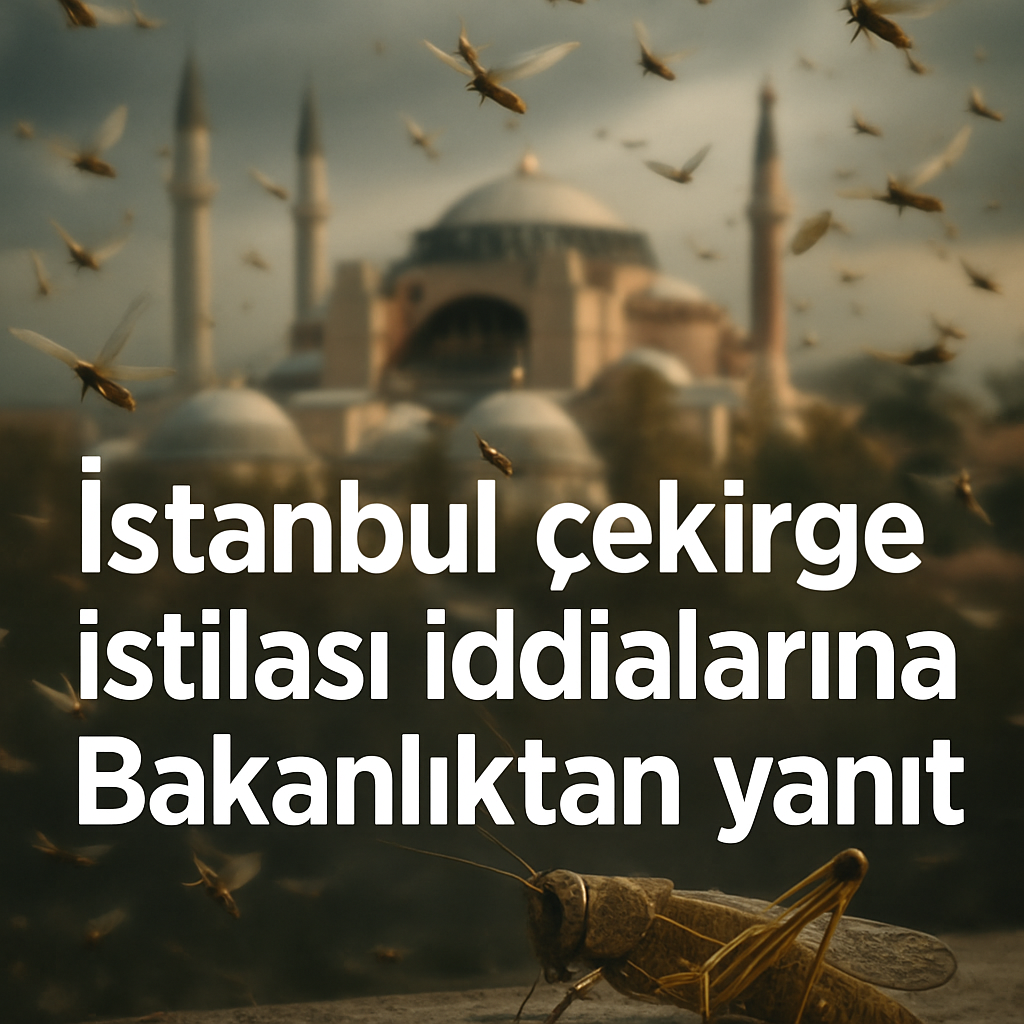 İstanbul çekirge istilası iddialarına Bakanlıktan yanıt