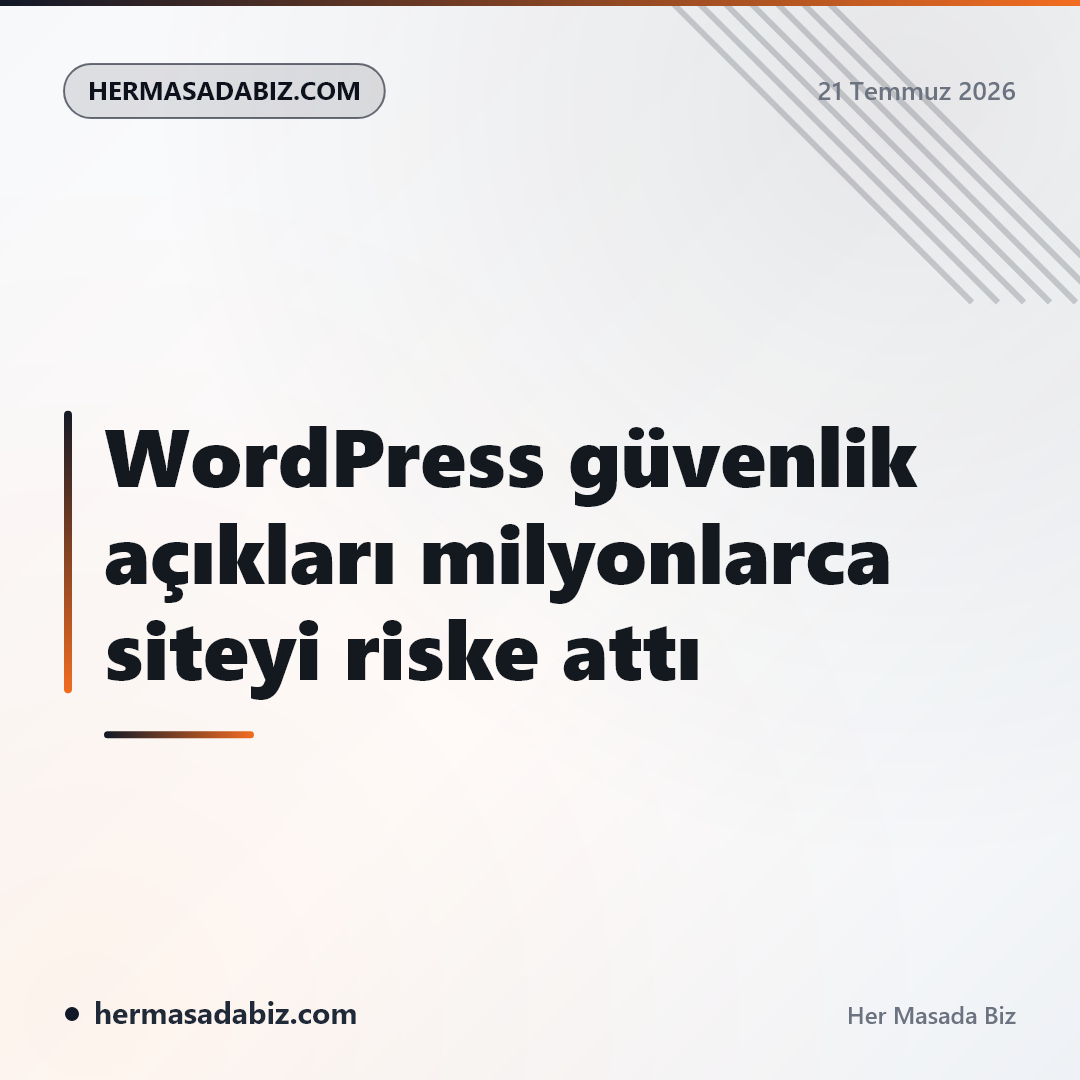 WordPress güvenlik açıkları milyonlarca siteyi riske attı