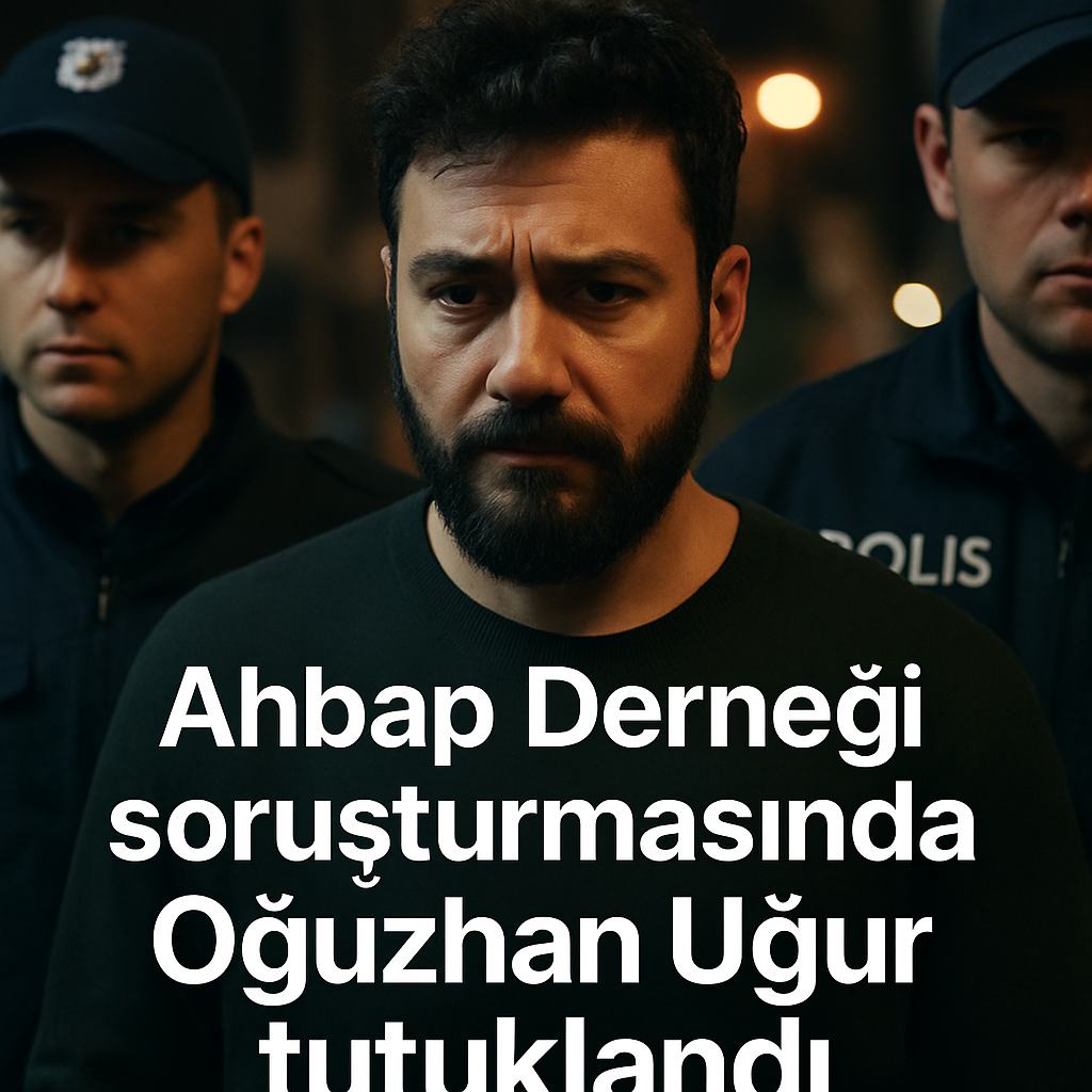 Ahbap Derneği soruşturmasında Oğuzhan Uğur tutuklandı