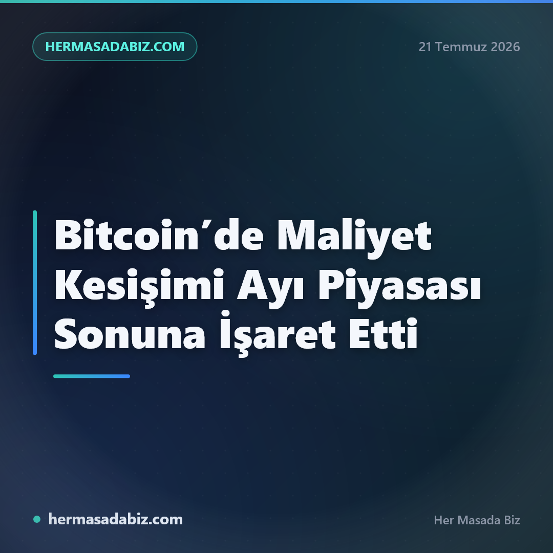 Bitcoin’de Maliyet Kesişimi Ayı Piyasası Sonuna İşaret Etti