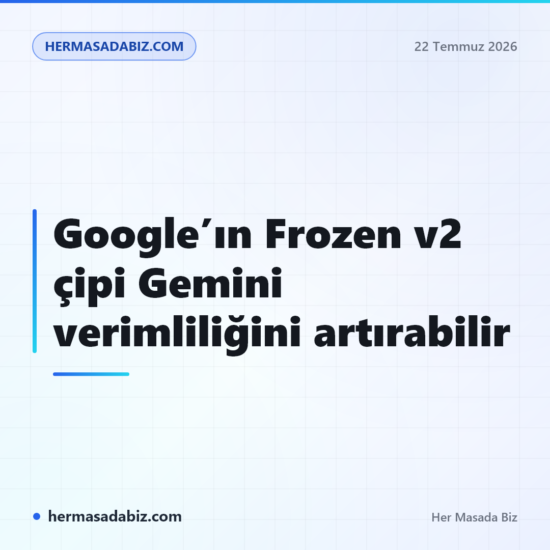 Google’ın Frozen v2 çipi Gemini verimliliğini artırabilir
