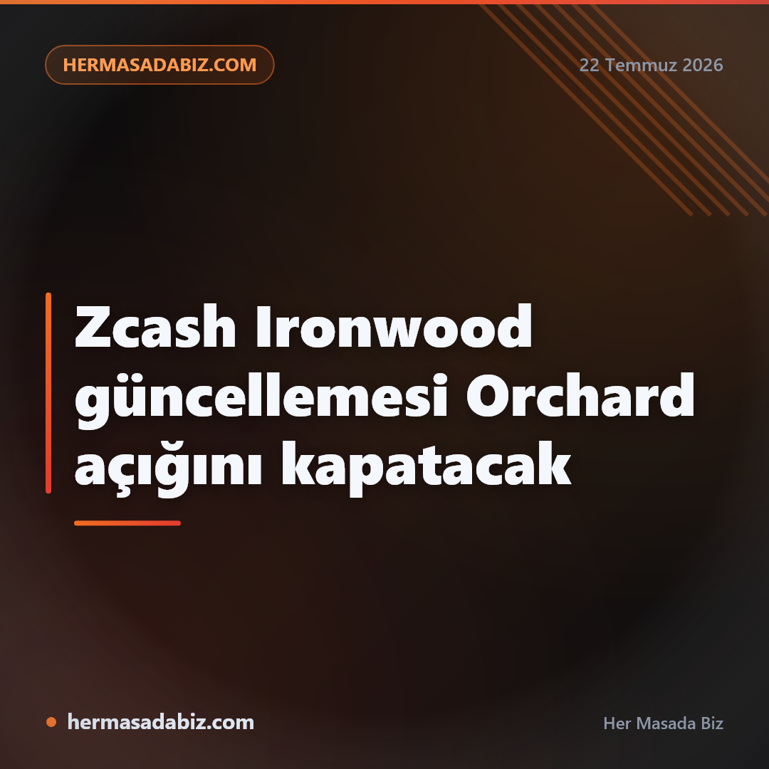Zcash Ironwood güncellemesi Orchard açığını kapatacak