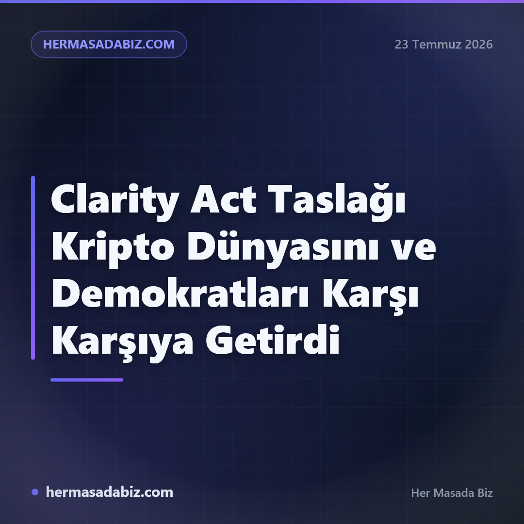 Clarity Act Taslağı Kripto Dünyasını ve Demokratları Karşı Karşıya Getirdi