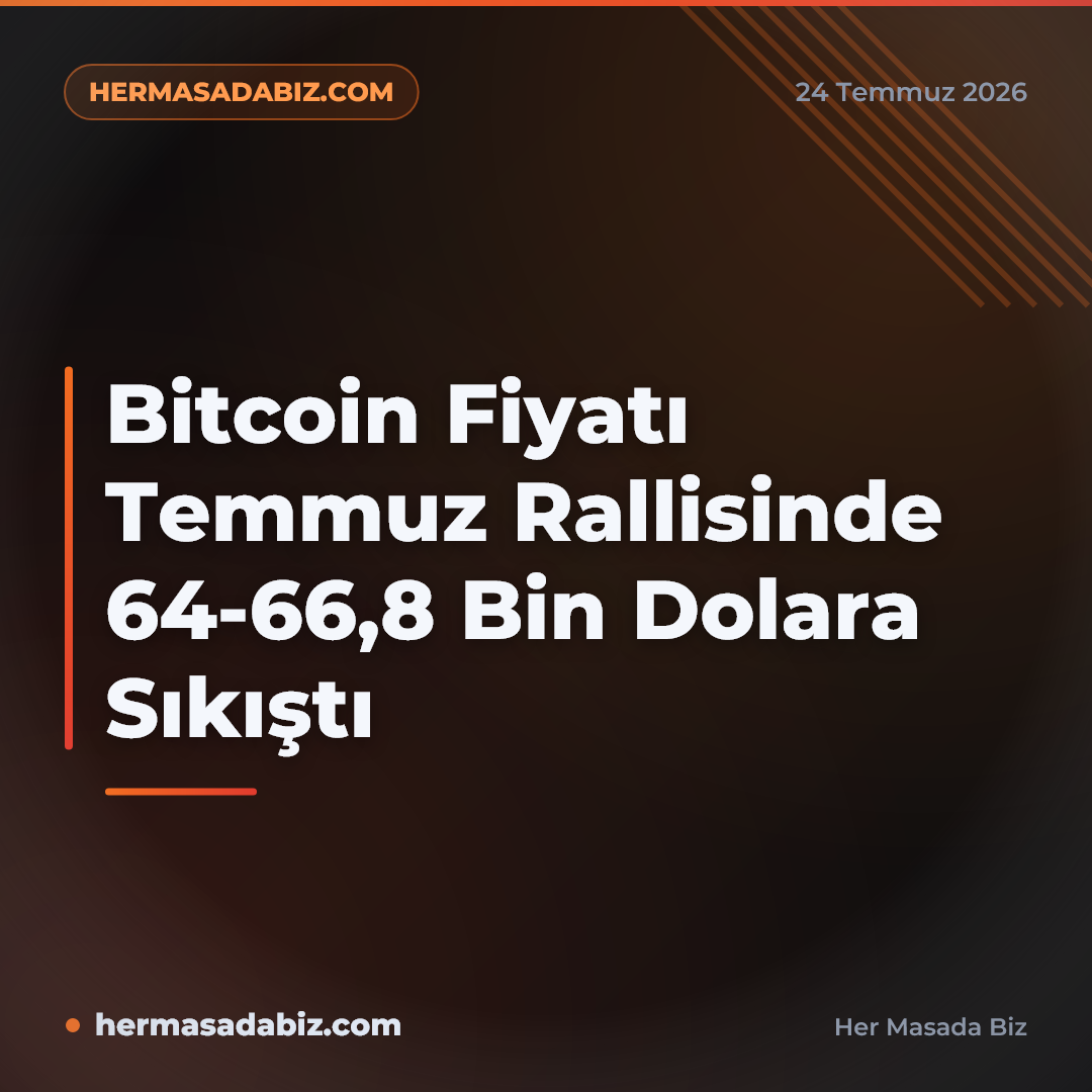 Bitcoin Fiyatı Temmuz Rallisinde 64-66,8 Bin Dolara Sıkıştı