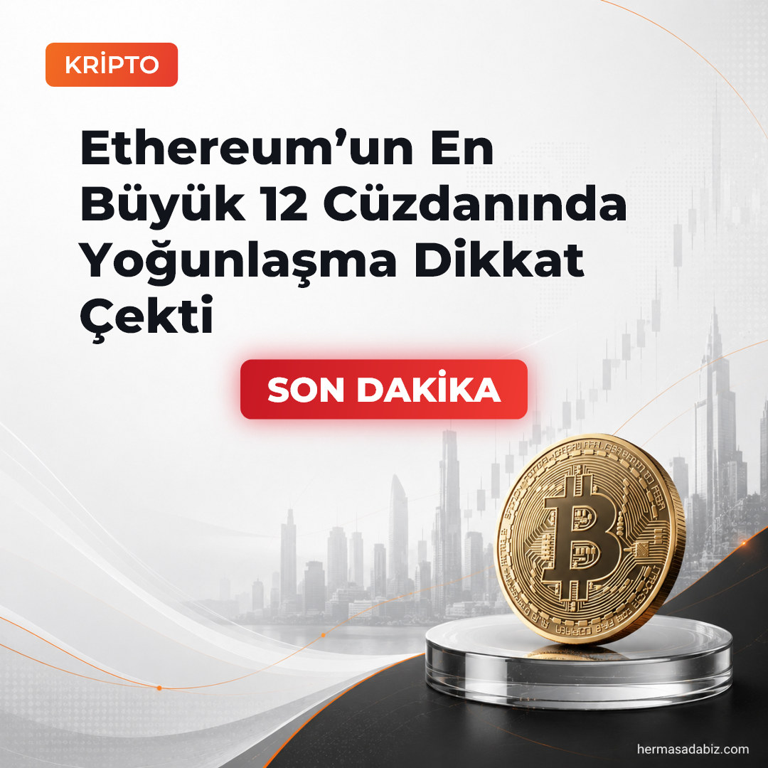 Ethereum’un En Büyük 12 Cüzdanında Yoğunlaşma Dikkat Çekti