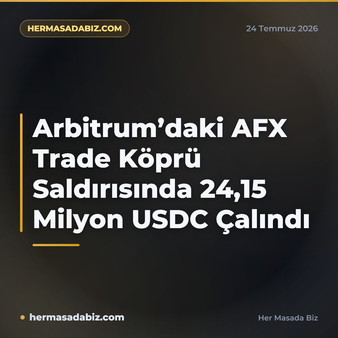 Arbitrum’daki AFX Trade Köprü Saldırısında 24,15 Milyon USDC Çalındı