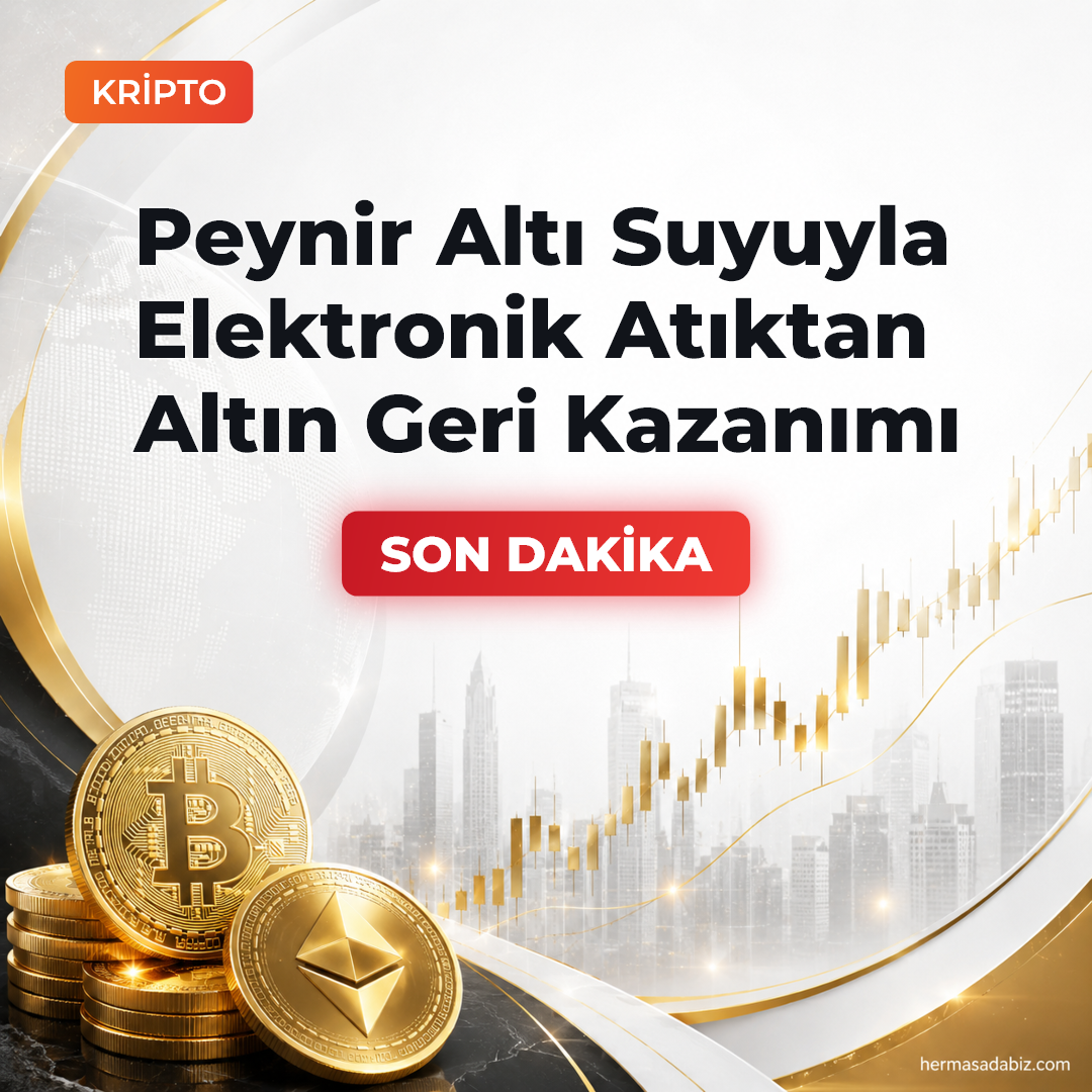 Peynir Altı Suyuyla Elektronik Atıktan Altın Geri Kazanımı