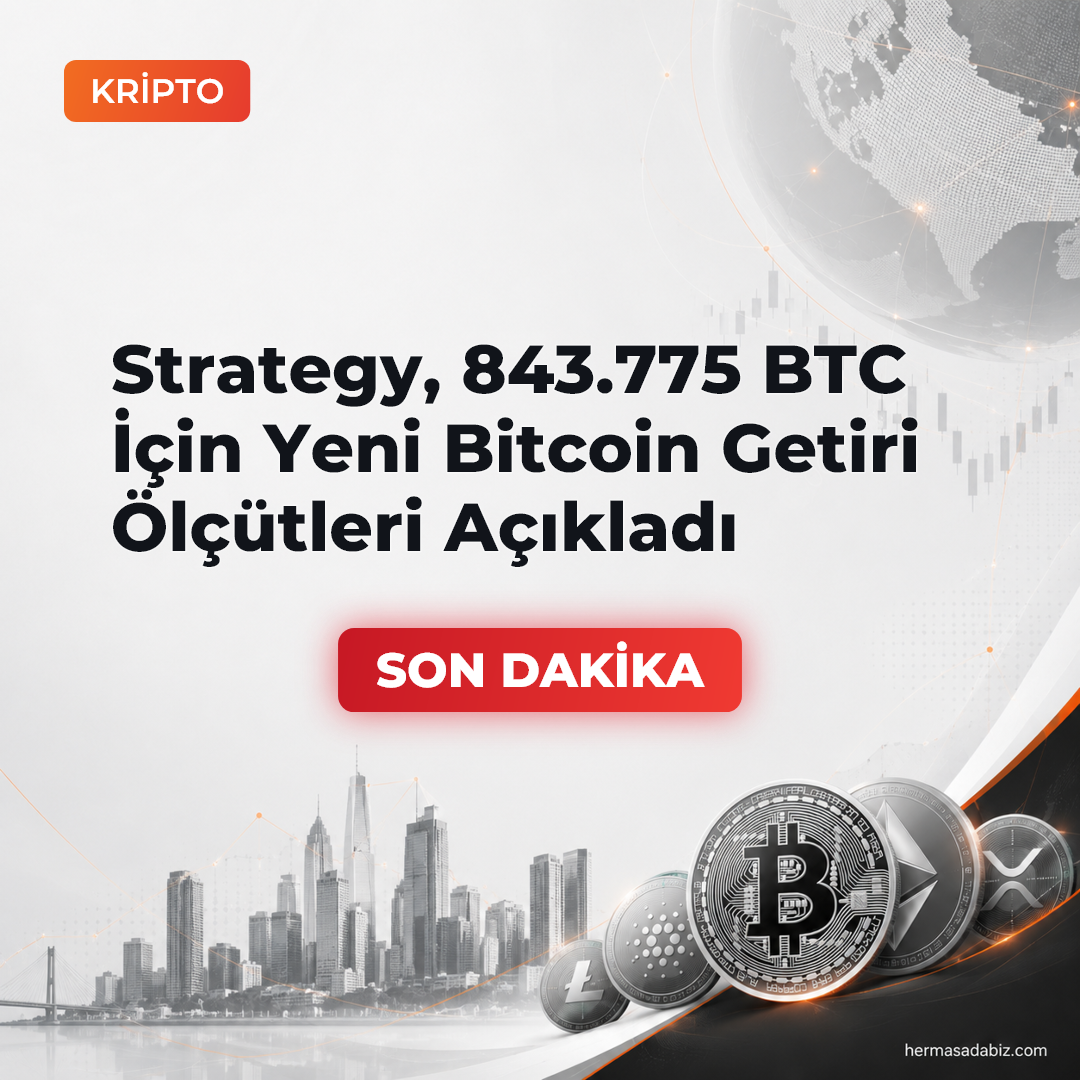 Strategy, 843.775 BTC İçin Yeni Bitcoin Getiri Ölçütleri Açıkladı
