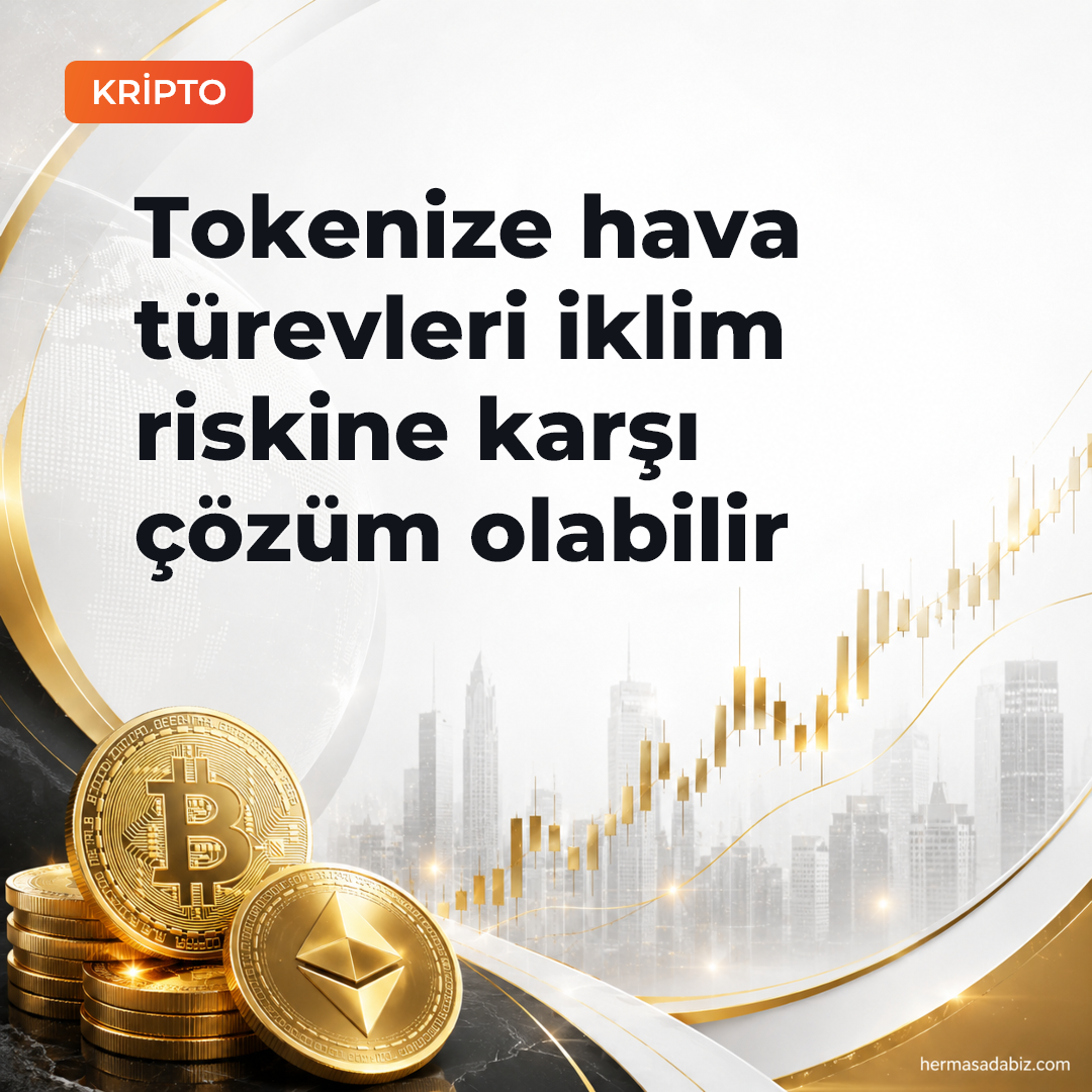 Tokenize hava türevleri iklim riskine karşı çözüm olabilir